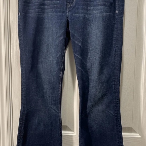 American Rag Cie Jeans Sarah Slim Boot Size 31 Short Blue Denim Stretch … - Picture 12 of 13